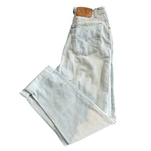 Levi’s VTG 80s Mom Button Fly Jeans Light Wash Tapered USA‎ Women Size XS…